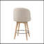 Tabouret de comptoir pivotant rembourré à 360 degrés H 26 po