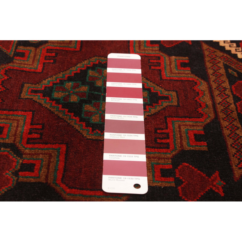 Teimani Burgundy Rug 2'11" x 4'7"