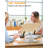 Book Stand For Reading, Adjustable Holder With 360° Rotating Base & Page Clips, Foldable Desktop Ricer For Cookbook,Sheet Music,Laptop,Recipe,Textbook,Hands Free,Wood,Aluminium