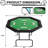 47'' 8 - Player Foldable Poker Table