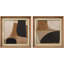 «Modern Modern», ensemble de 2 reproductions d'art moderne abstrait-220552582-220552583