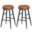 Ide Upholstered Counter Stool with Metal Frame-1209974313-1222725162