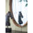 24" x 36" Oval Wall Mirror with Wood Frame