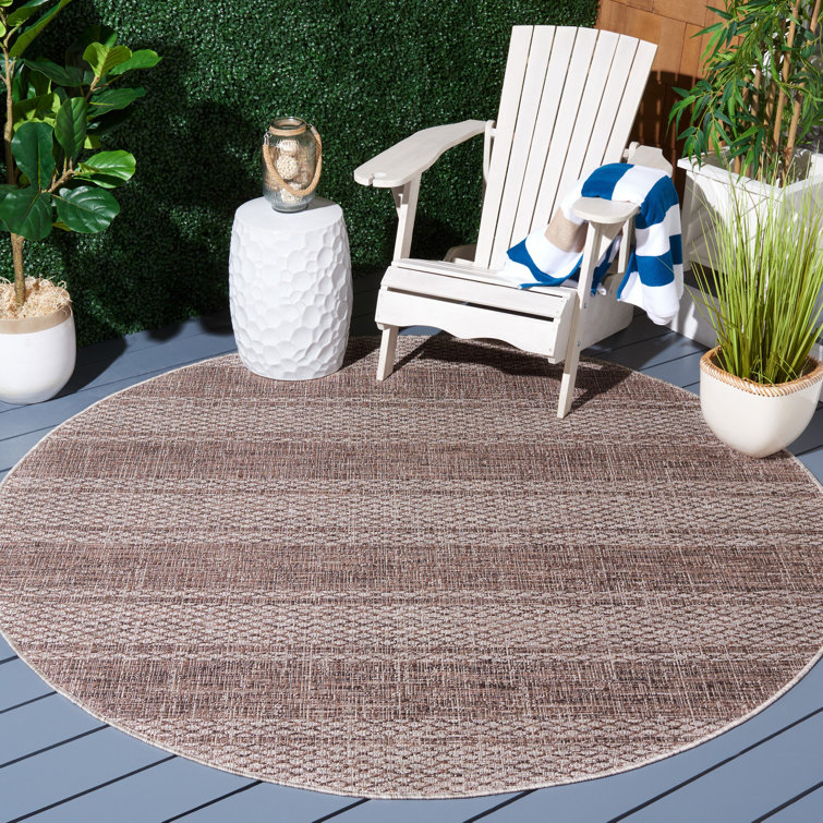 Herefordshire Performance Striped Indoor/Outdoor Area Rug