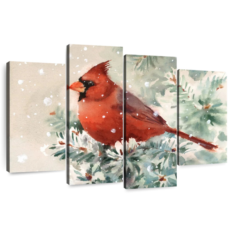 Brampt Cardinal Bird, 27" H x 43" W