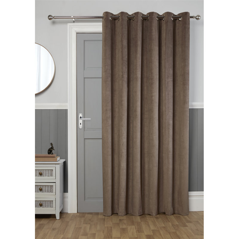 Baford Room Darkening Curtains, Natural