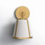 Fulton 1 Light Antique Gold Wall Mount-472808518