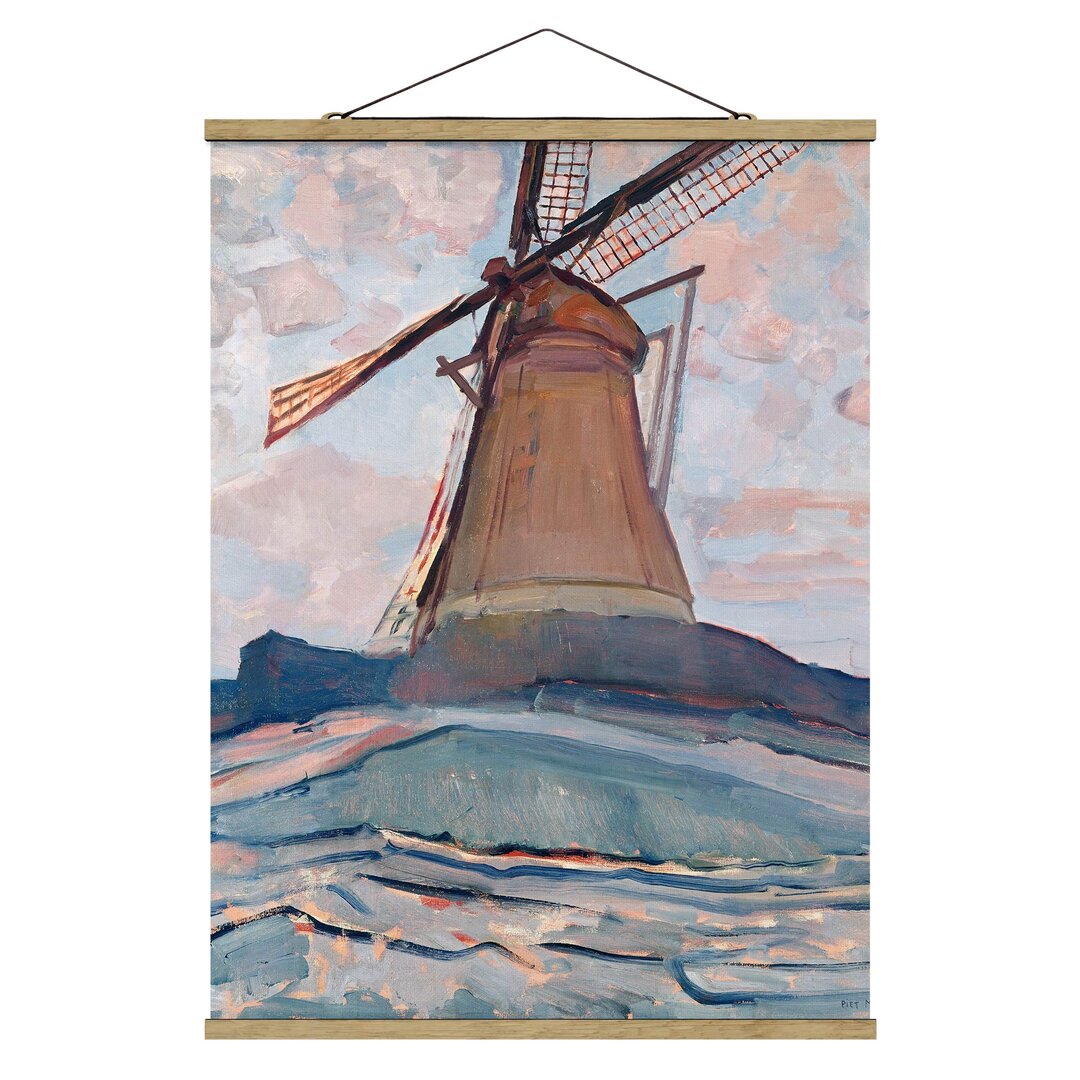 Wandbild Windmill von Piet Mondrian