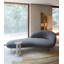 Chaise longue concubine moderne en tissu incurvé-568490170