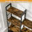55.5"H Industrial Etagere Bookcase
