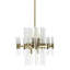 Lustre en métal Glam