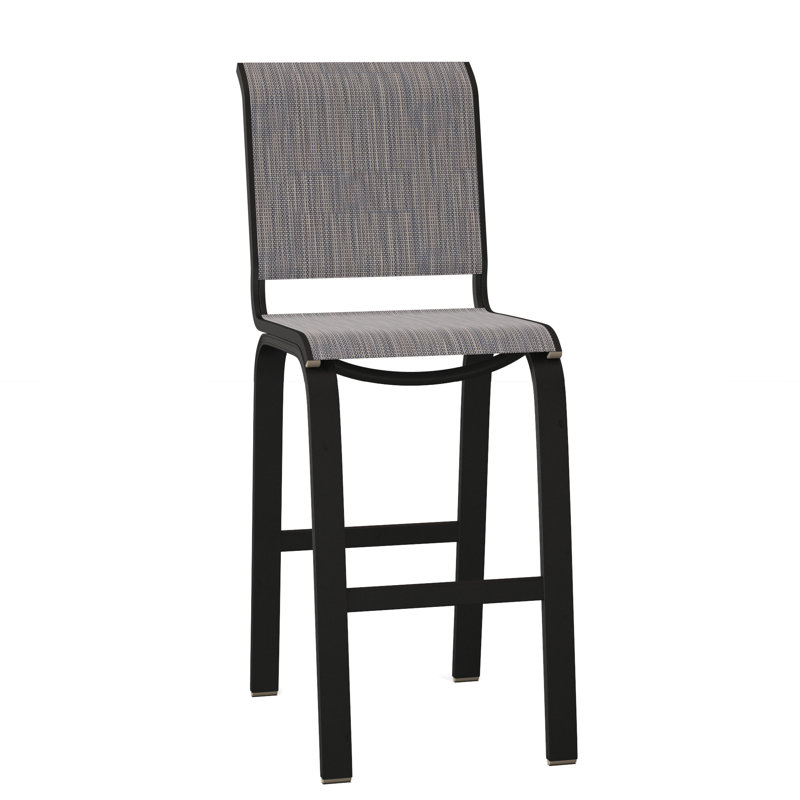 Tabouret de bar 29,5 po Holna, Noir texturé, Brooks