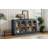 Laverda 4-Door Wood Sideboard Buffet Cabinet-337414419