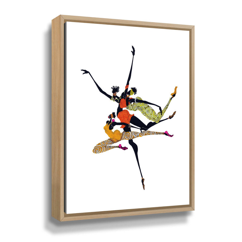" Soar " by Shan SKelly, 10" H x 8" W x 2" D, White Oak Floater Frame