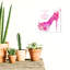 Wynwood Studio Fashion and Glam Contemporary - Rose brillant talons hauts, art mural pour la décoration intérieure-87318330