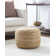 Bergholt Round Pouf Ottoman
