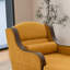 Chaise longue d'intérieur en chenille-496345006