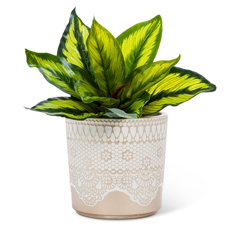 Wade Ceramic Cachepot, 4.2" H x 4.2" W x 4.2" D