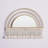 Arched Mirrored Wall Decor, Modern Bohemian Style, Crafted with Iron and Mirror - 24" x 0.59" x 17"
