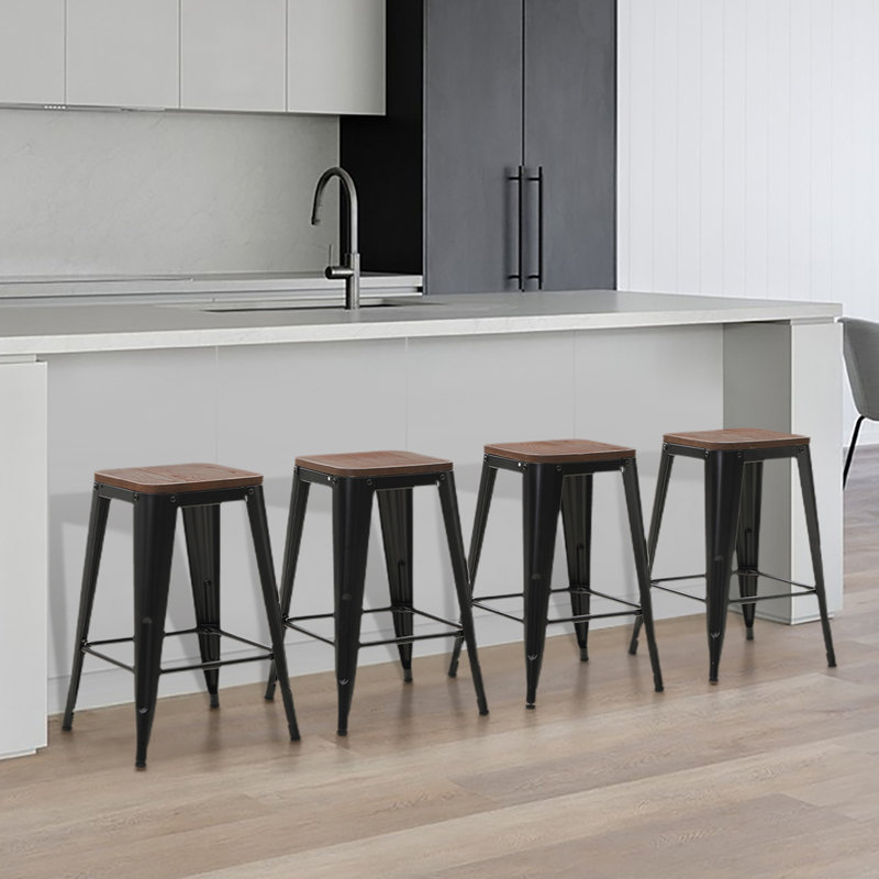 Johannes Counter Stool with Metal Frame Counter Stool (24