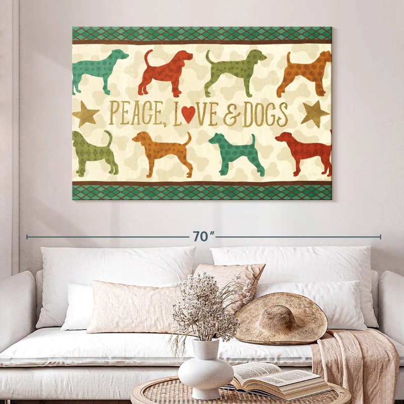 Dogs Life, 34" H x 51" W