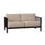 Jax 53.25'' Wide Iron Loveseat with Cushions-26118618-26118613
