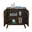 Mid Century Modern Fluted Sideboard Cabinet With Adjustable Shelves & Solid Wood Legs, Buffet Cabinet With Storage, Walnut Storage Cabinet For Living Room, Entryway, Hallway, Dining Room, Kitchen-1073747600
