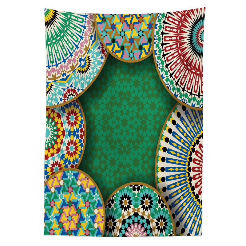 Moroccan Tablecloth, 70" L x 52" W