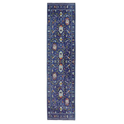 Laurel Edina Machine Woven Polyester No Pattern Area Rug in Navy
