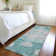 Machine Washable Indoor/Outdoor Claudian ACN1236 Teal Rug