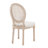 Cateno Solid Wood King Louis Rattan Back Side Chair (Set of 2)