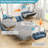 Queen Size Sofa Bed Mattress, 4 Inch Memory Foam Mattress For Sleeper Sofa, Pull Out Couch, Guest Bed, Rv & Boat, Simple Grey-1720121129