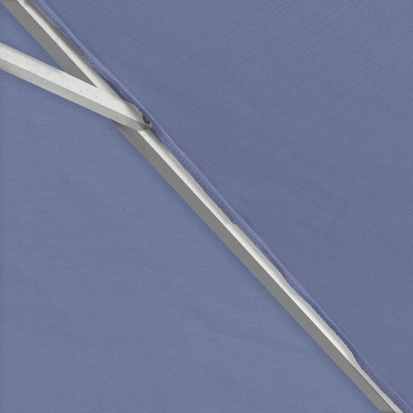 90'' Outdoor Umbrella, White, Canvas Air Blue Sunbrella® Canvas, Sunbrella®