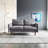 Anacapa 58" Velvet Round Arm Sofa Loveseat-813055686