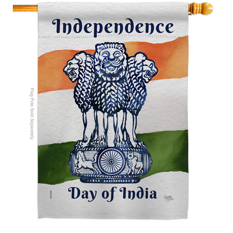 Double Sided 40'' H x 28'' W Polyester House Flag
