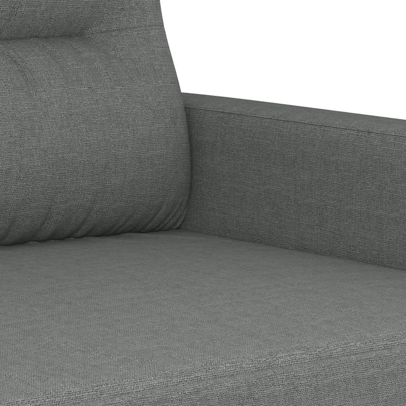 Bottolf 78" Upholstered Sofa Set, Dark Gray 100% Polyester