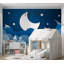 Adhésif mural pelez et collez pour enfants - Rêve de lune abstrait-525504194