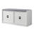 18.1'' H X 35.8'' W Upholstered Shoe Storage Bench-633059542