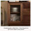 Solid Wood Cavity Board One-Piece Against The Wall Multifunctional Storage Food Cabinet