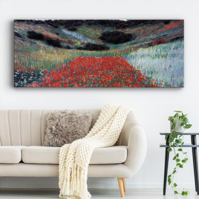 Champ de coquelicots à Giverny par Monet
