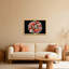 Ensemble de 1 tableau sur toile tendue représentant des carpes koï et des roses-653099638-653099624-653099639