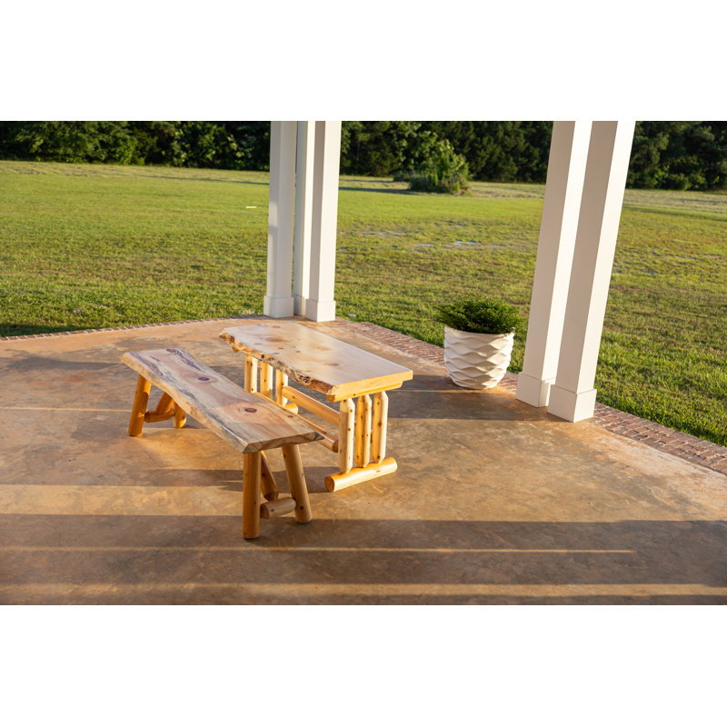 Banc en bois massif Emra