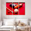 «Table de billard», 3 pièces sur toile-98562826