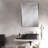 15'' W 24'' H Recessed Frameless Medicine Cabinet Mirror 2 Adjustable