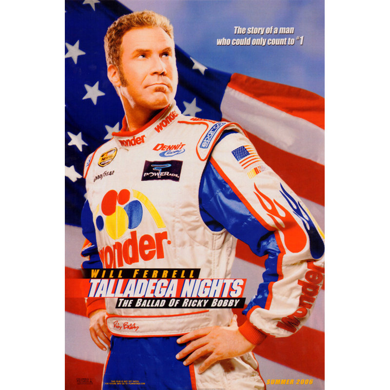 Talladega Nights: Ricky Bobby, H 18 po x l 12 po
