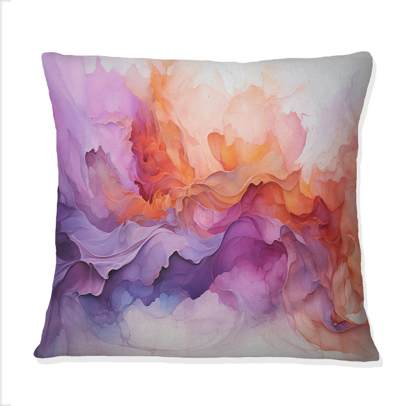 Coussin Vibrant Swirls - Abstract Spirals