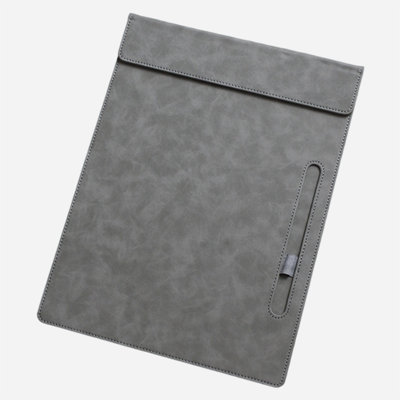 Leather folder Magnetic File Folder Office Writing Pad  A4 Letter Size Notepad For Desk Organization Document Holders Memo Board