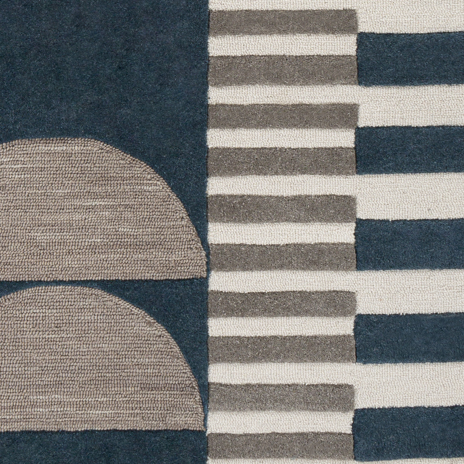 Sola Hand-Tufted Geometric Rug, Rectangle 8'10" x 12'