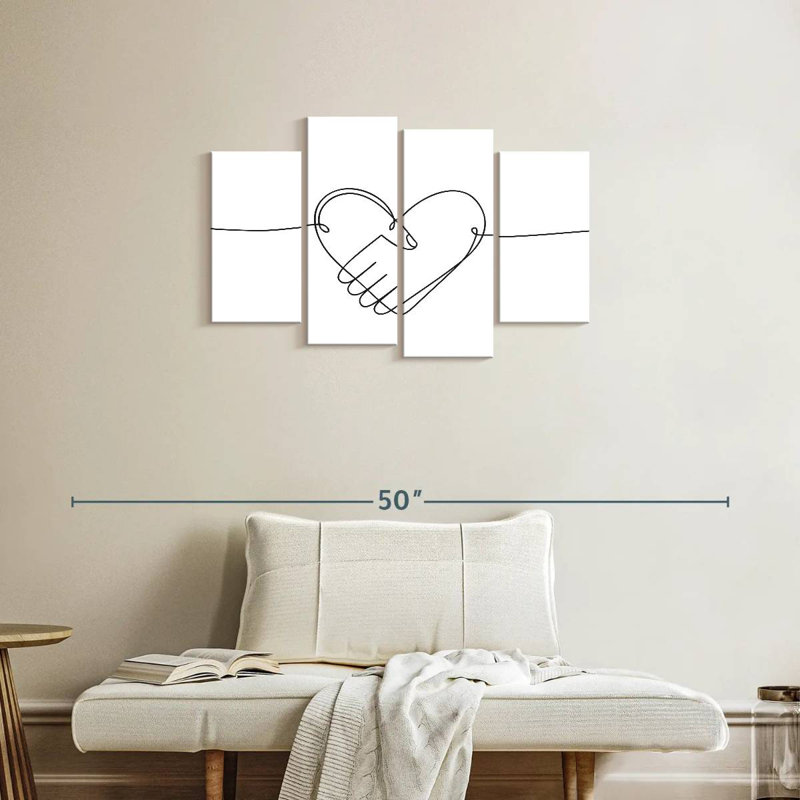 Hardie Heart Handshake, 22" H x 36" W