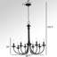 Lustre empire à 8 lumières de style bougie Richeson-2102357067-2091851446-2102357172